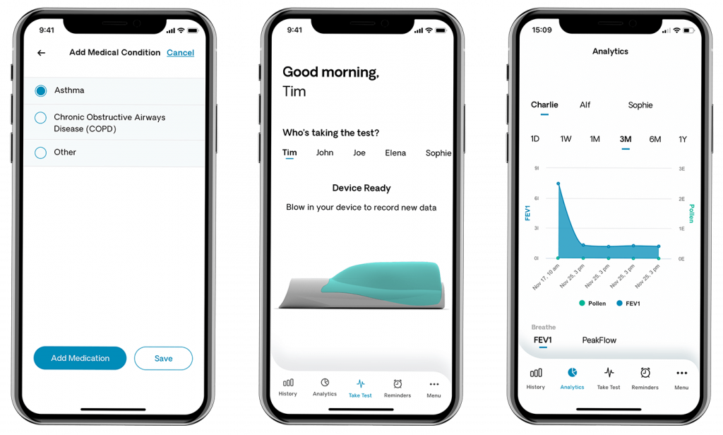 OpenAir Med is a healthcare app for asthma